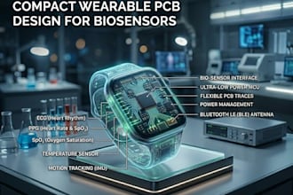 design compact wearable pcb design for biosensensors and fitness tracking
