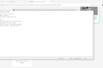 write heartfelt lyrics, captions and stories