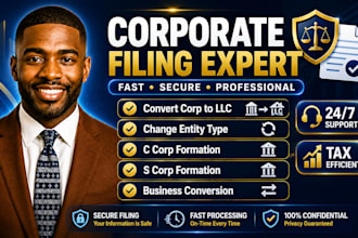 convert corporation to llc, change entity type, c corp and s corp formation