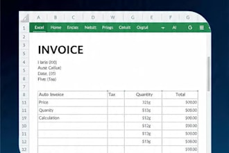 create auto invoice generator in excel auto bill maker with total calculation