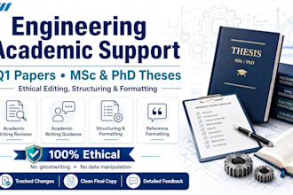 provide engineering academic writing revision guidance and formatting