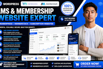 wordpress lms membership website memberpress subscription website memberstack
