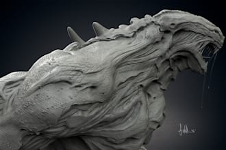 sculpt custom 3d character creature model dnd figures