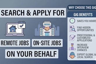 search and apply for jobs on your behalf