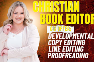 be christian book editor