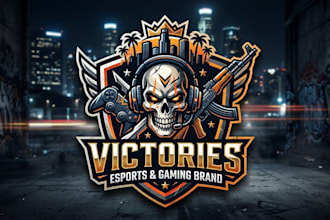 design a professional gta inspired gaming logo for esports, streamers