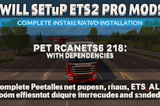 setup ets2 pro mods with all required dependencies and mods