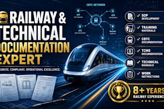 professional railway, metro, cbtc and technical documentation using ai