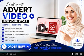 create advert video for your store