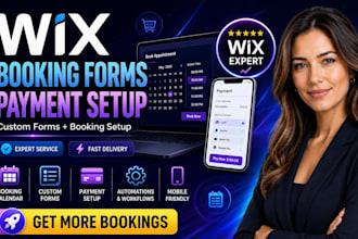 do wix custom forms bookings and payment integration