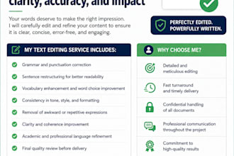 provide text editing service