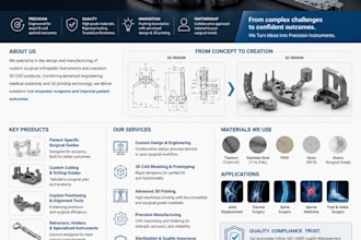 design custom surgical orthopedic instruments and small precision 3d cad product