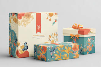 design luxury shampoo, conditioner, hair oil label