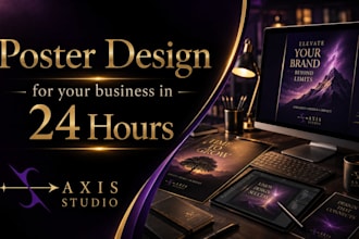 design a professional eye catching poster
