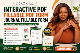 create interactive pdf fillable pdf form fillable form journal fillable form