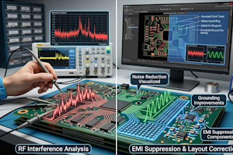 fix rf noise and signal integrity issues in pcb design