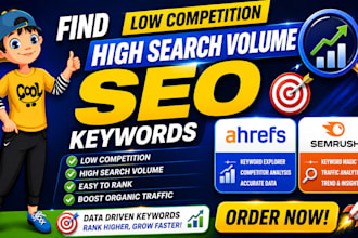 find low competition high search volume SEO keywords