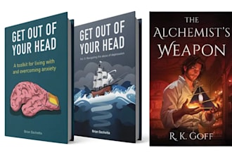 design romance and fantasy book and ebook cover design