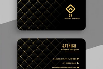 create all type of  business card designs available