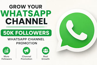 grow your whatsapp channel 50k followers whatsapp channel promotion