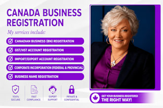register canada cra business number, gst hst import export company incorporation