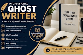 ghost book writer non fiction ebook, kdf formating and engaging in humorous book
