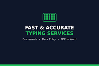 do data entry services