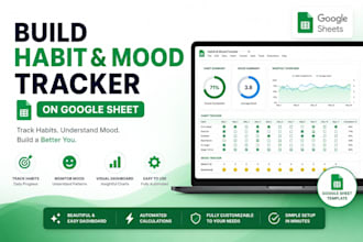 create habit and mood tracker in google sheets