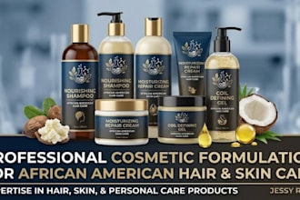 formulate african american hair care and african american skin care product