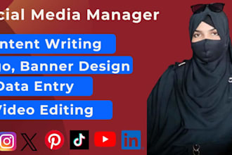 social media manager and content creator