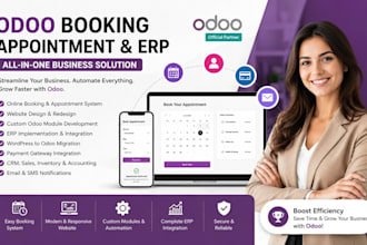 build an odoo booking appointment reservation system and automate your business