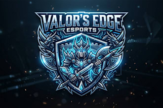 design a professional moba gaming logo for esports teams, streamers, and gaming