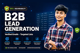 do b2b lead generation and verified email list