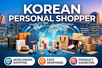 be your south korean personal shopper and ship products worldwide
