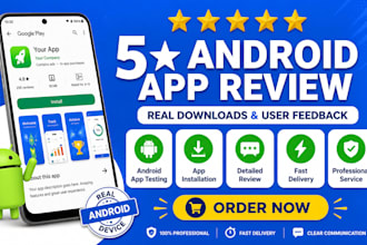 do fast 5 star android app reviews and downloads
