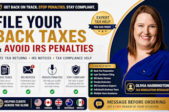 file back taxes and late tax returns 5472 1120 to help resolve irs penalties
