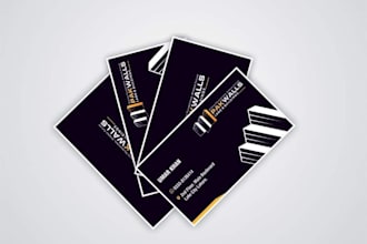 design premium real estate and corporate business cards