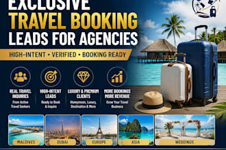 provide exclusive travel booking leads for agencies honeymoon  luxury clients
