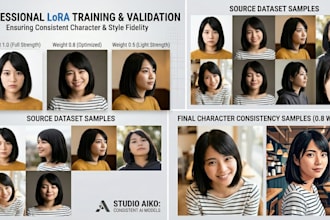 train a custom lora model for your character or style