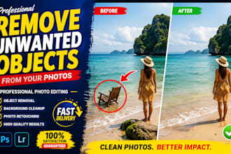 remove unwanted objects and backgrounds from your photos