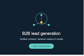 do b2b lead generation with verified emails and linkedin profiles