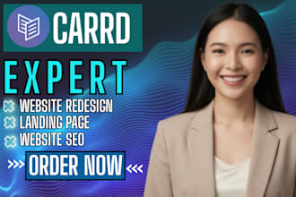 build carrd website redesign card landing page sales funnel redesign carrd co