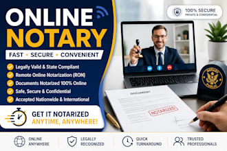 notarize UK US legal document online for affidavits usps form 1583 notary public