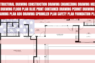 construction drawing building floor plan architectural drawing mep blue print