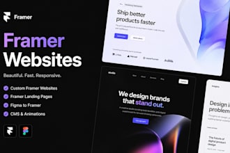 design framer website, framer landing page, figma to framer