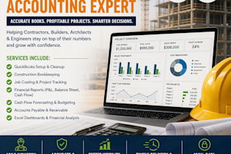 construction bookkeeping, job costing, and project financial reports