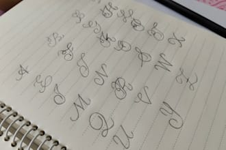 write neat beautiful handwritten notes , letters and cards