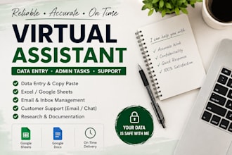 do data entry and admin tasks for you
