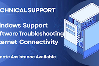 troubleshoot windows software ,internet connectivity issues