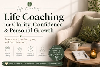 offer safe space for reflection, personal growth, confidence and life transition